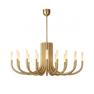 Corin Curved Arm Candle Chandelier