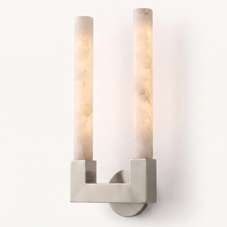 Corvin Alabaster Column Wall Sconce