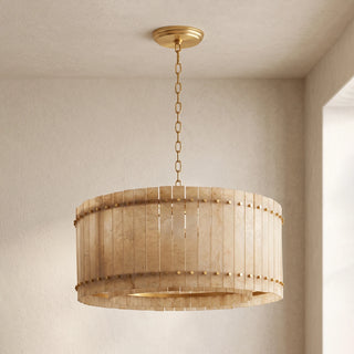 Corwin Alabaster Slat Chandelier