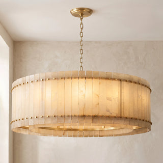 Corwin Alabaster Slat Chandelier