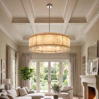 Corwin Alabaster Slat Chandelier