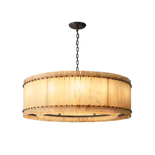 Corwin Alabaster Slat Chandelier