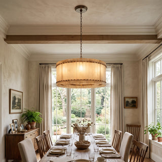 Corwin Alabaster Slat Chandelier