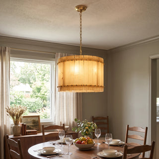 Corwin Alabaster Slat Chandelier