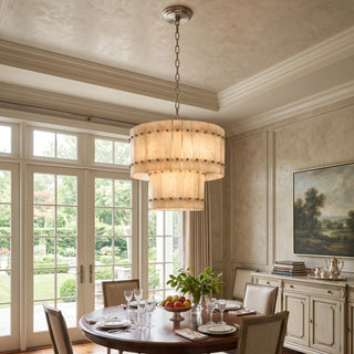 Corwin Alabaster Slat Chandelier