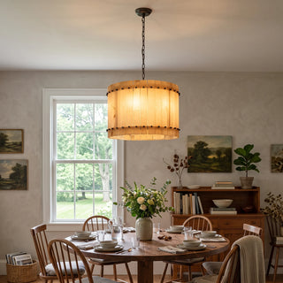 Corwin Alabaster Slat Chandelier
