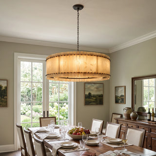 Corwin Alabaster Slat Chandelier