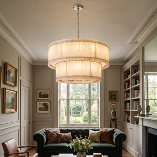 Corwin Alabaster Slat Chandelier