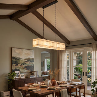 Corwin Alabaster Slat Chandelier