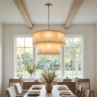 Corwin Alabaster Slat Chandelier