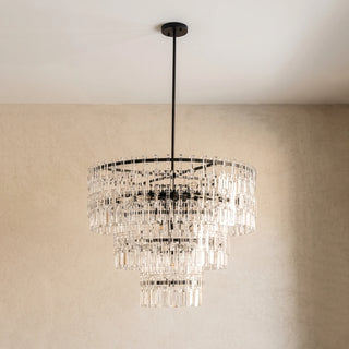 Corwin Tiered Crystal Bar Chandelier