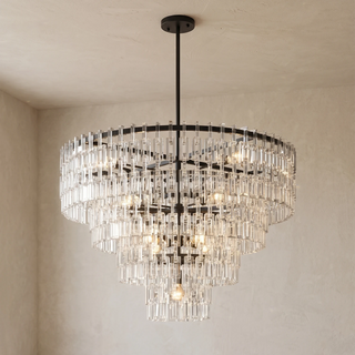 Corwin Tiered Crystal Bar Chandelier