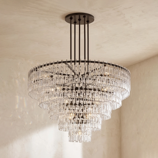 Corwin Tiered Crystal Bar Chandelier