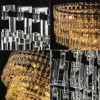 Corwin Tiered Crystal Bar Chandelier