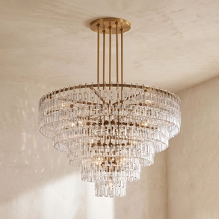 Corwin Tiered Crystal Bar Chandelier