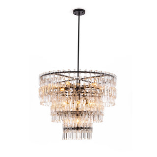 Corwin Tiered Crystal Bar Chandelier