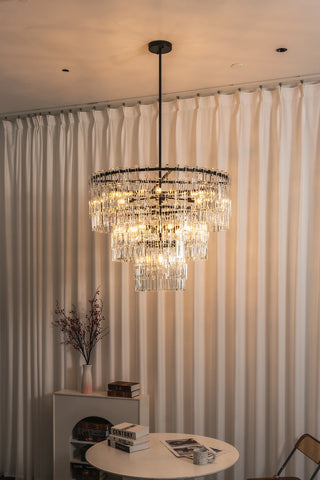 Corwin Tiered Crystal Bar Chandelier