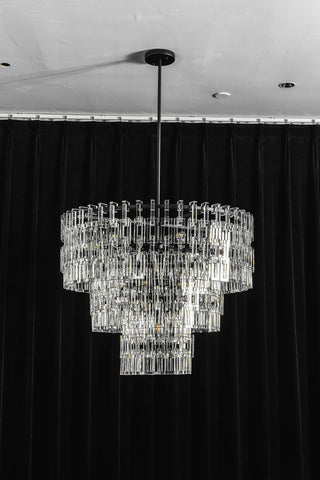 Corwin Tiered Crystal Bar Chandelier