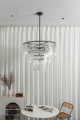 Corwin Tiered Crystal Bar Chandelier