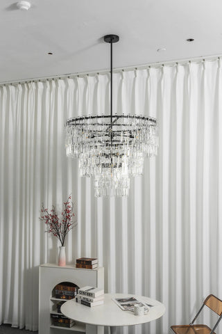 Corwin Tiered Crystal Bar Chandelier
