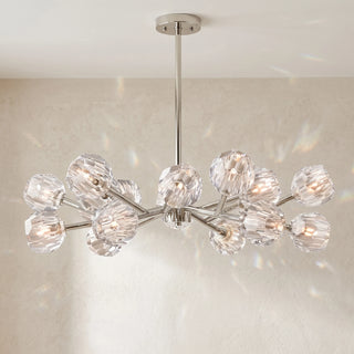 Crystal Ball Round Cluster Chandelier