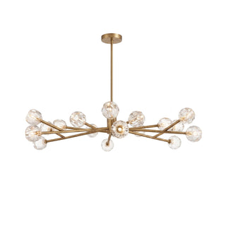 Crystal Ball Round Cluster Chandelier