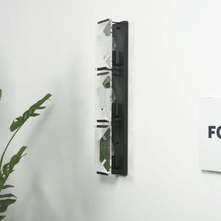 Rectangular Triple Crystal Wall Lamp