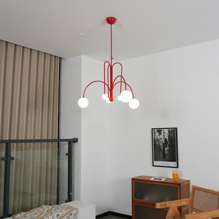 Curved Delaney Multi-Light Chandelier