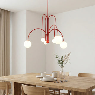 Curved Delaney Multi-Light Chandelier