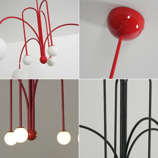 Curved Delaney Multi-Light Chandelier