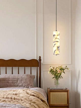 Cylinder Opus Marble Pendant Lamp - Vidirlighting