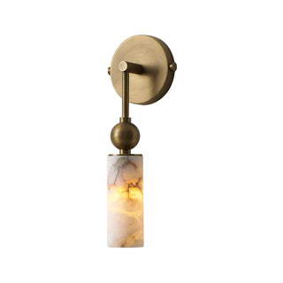 Cylindrical Harlin Alabaster Wall Lamp