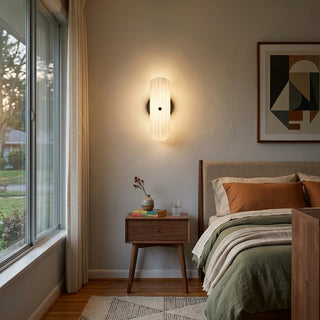 Delphine Fluted Glass Wall Sconce