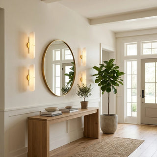 Delphine Fluted Glass Wall Sconce