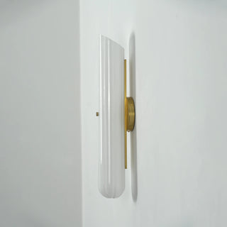 Delphine Fluted Glass Wall Sconce