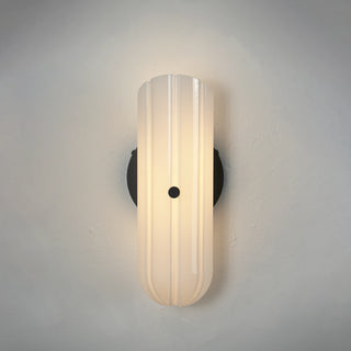 Delphine Fluted Glass Wall Sconce