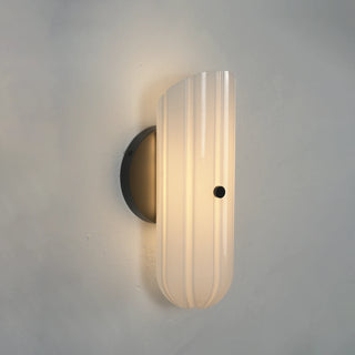 Delphine Fluted Glass Wall Sconce