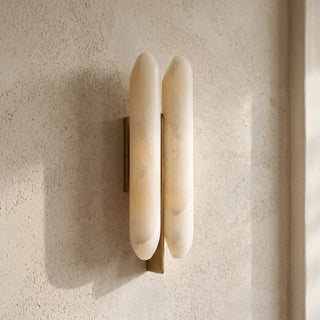 Double Husk Alabaster Wall Sconce - view 11 | Vidirlighting