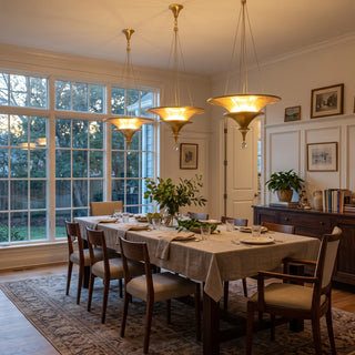 Verenne Gold Leaf Two-Tier Chandelier