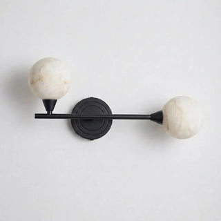 Duvelle Alabaster Two-Globe Wall Sconce