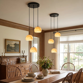 Ellery Alabaster Dome Cluster Chandelier