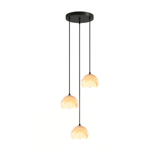 Ellery Alabaster Dome Cluster Chandelier