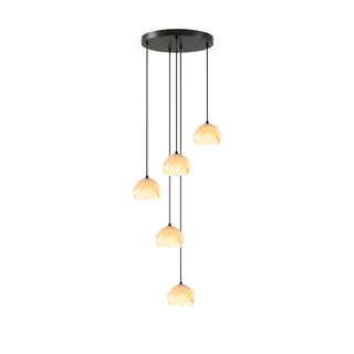Ellery Alabaster Dome Cluster Chandelier