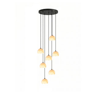 Ellery Alabaster Dome Cluster Chandelier