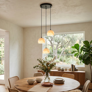 Ellery Alabaster Dome Cluster Chandelier