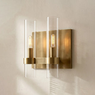 Ellery Glass Cylinder Wall Sconce