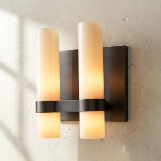 Ellery Glass Cylinder Wall Sconce