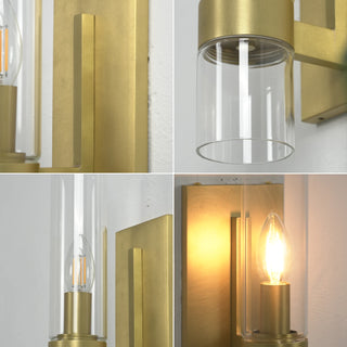 Ellery Glass Cylinder Wall Sconce