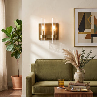 Ellery Glass Cylinder Wall Sconce