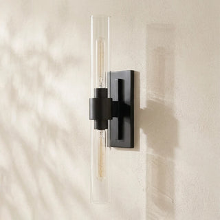 Ellery Glass Cylinder Wall Sconce